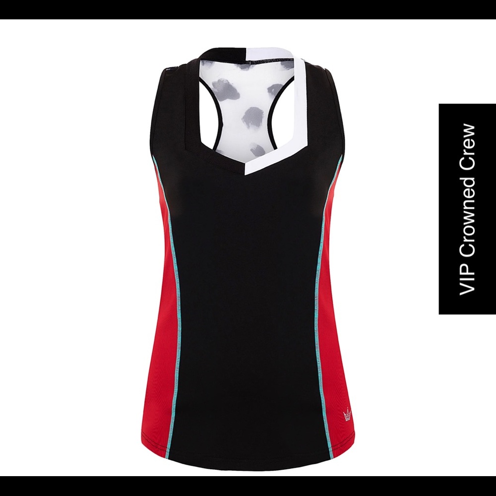 Large Crowned Athletics DE VILLE VILLAIN FLOW TANK TOP